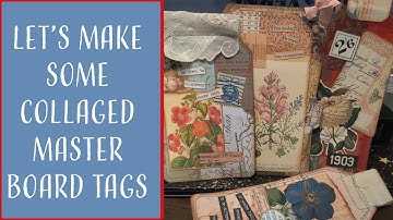 Collaged Tags from Master Boards Tracie Fox CDT Project (Ad Feature)