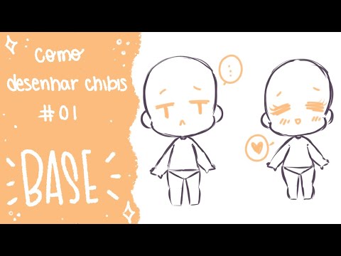 [Tutorial] Como desenhar chibis #01: Base 💛