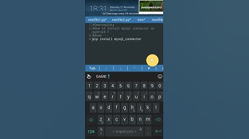 How to install mysql_Connector in Pydroid 3 usin pip || Swaroop2sky || connectS2S
