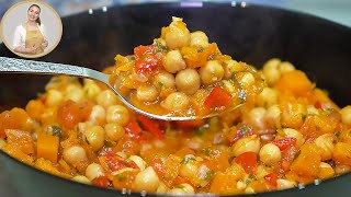 This CHICKPEA recipe will conquer EVERYONE! Easy Vegetarian dinner you can make TONIGHT! 🔥 ASMR
