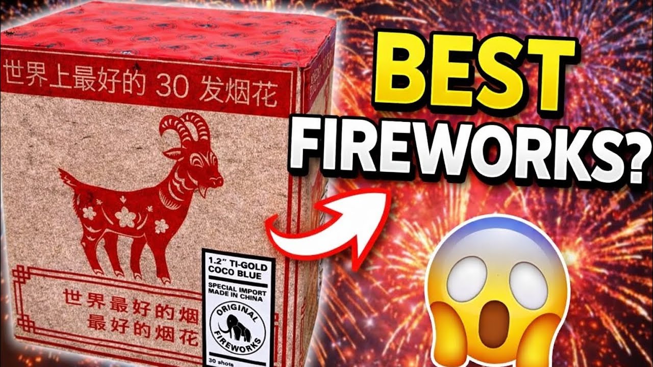 💥●Original Fireworks● 1'2inch TI-GOLD COCO BLUE●💥