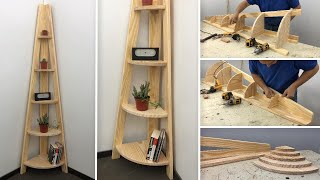 Repisa Esquinero de Madera Muy Fácil De Hacer  Tutorial de Carpinteria