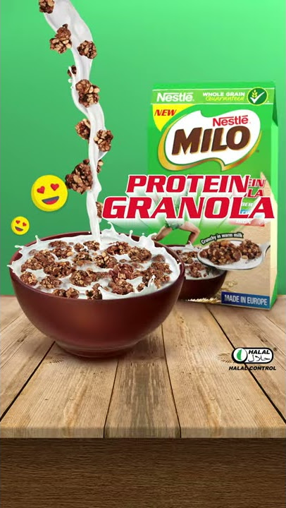 Nestlé Breakfast Cereals: MILO® Protein Granola