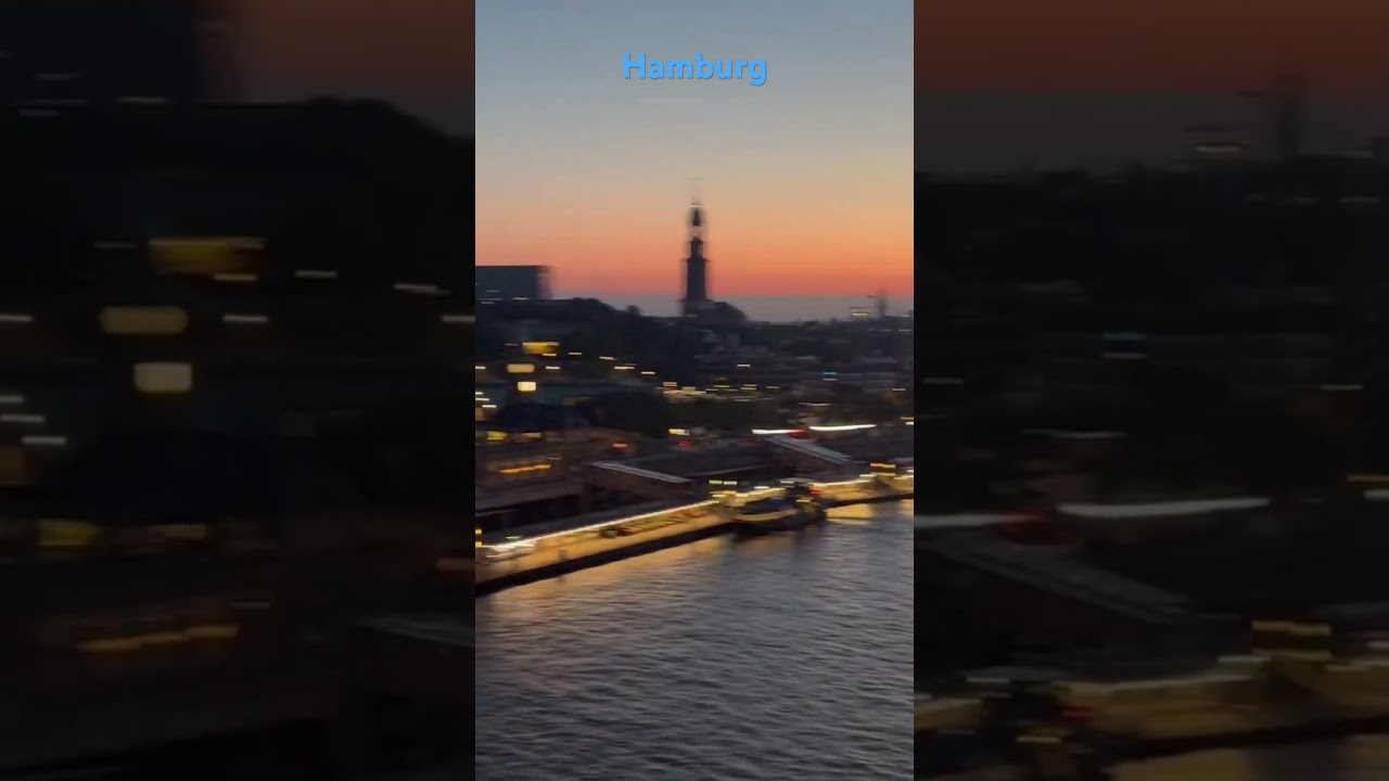 Pulling into the cruise port in Hamburg #germany
