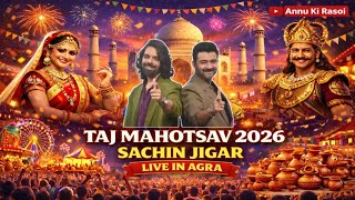 Sachin Jigar Live in Agra 😍 | Taj Mahotsav 2026 Full Vlog