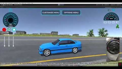 Unity2018 RCC Realistic Car Controller and Turhstmaster T300rs
