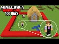 100 Days in a CHUNK ONLY Minecraft Hardcore!