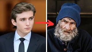 Homeless Man Asks Barron Trump for $1 – His Response Shocks Everyone #Unhappenedstories