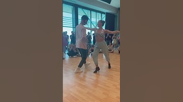 Salsa On1 Partnerwork Class in Slovenia | Lisa & Samuel