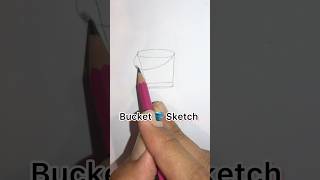 Bucket Sketch | Simple Pencil Drawing | Easy Pencil Art for Beginners | HF Homey Art