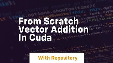 from scratch vector addition in cuda