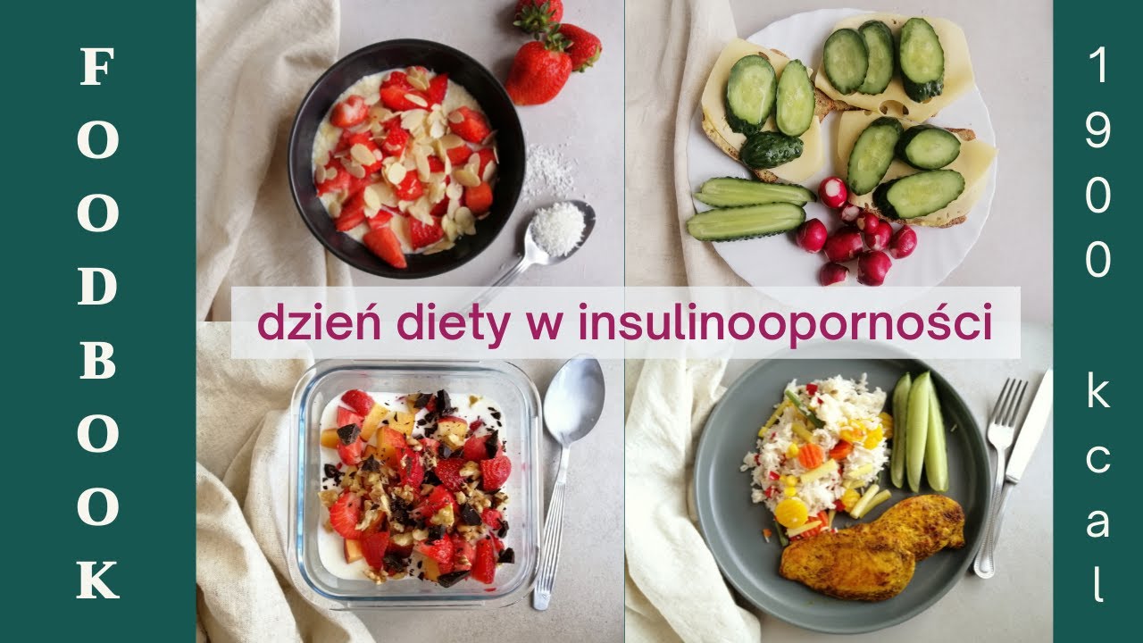 Cały dzień jedzenia 1900 kcal // Foodbook w insulinooporności