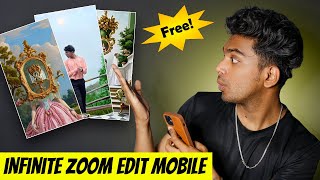 Infinite Photo Zoom Editing in Mobile | Trending Reels | Pranav PG