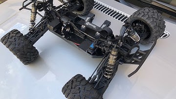Tekno MR-410 Build Series 4-7 shocks and chassis assembly