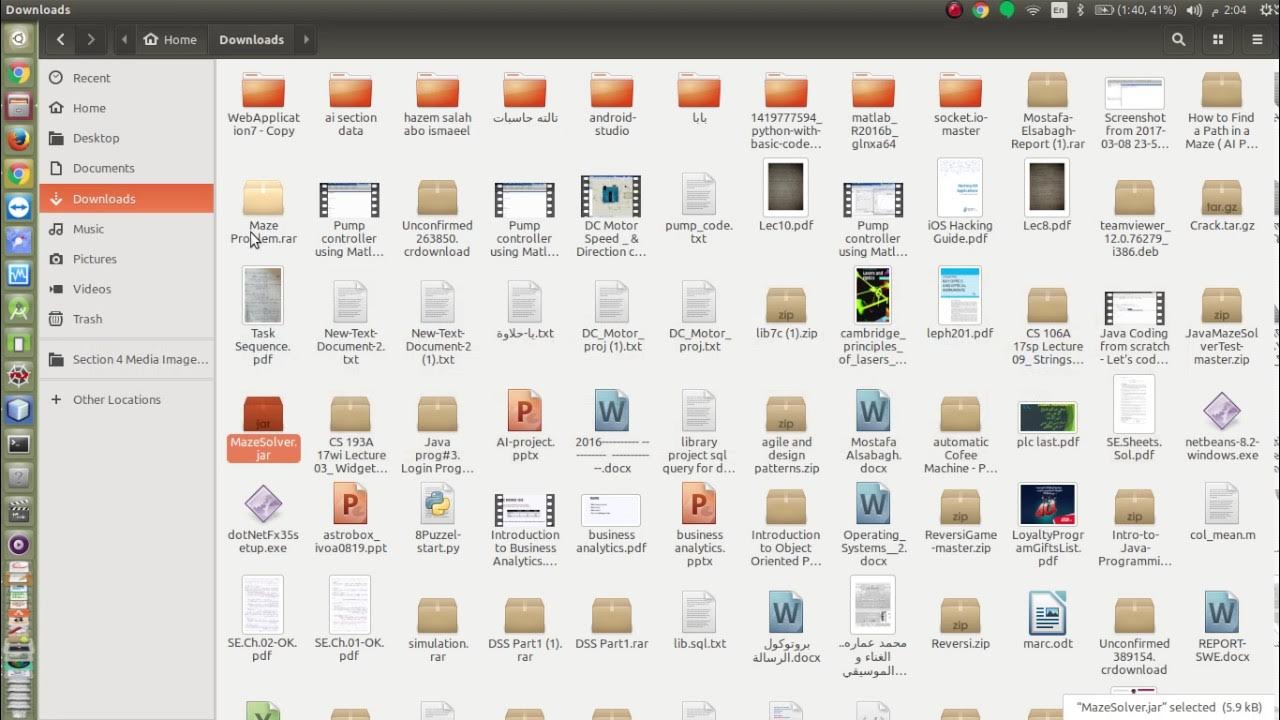 Maze problem depth first search java netbeans youtube