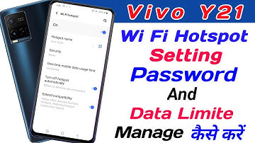 How to Vivo Y21 Wi Fi Hotspot Setting ll Wi Fi Hotspot Password (Security)  kaise Lagaye Vivo Y21