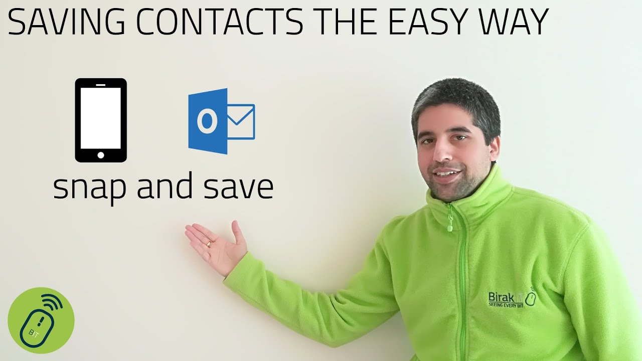 SNAP and SAVE in Seconds. Saving Contacts just became a lot easier