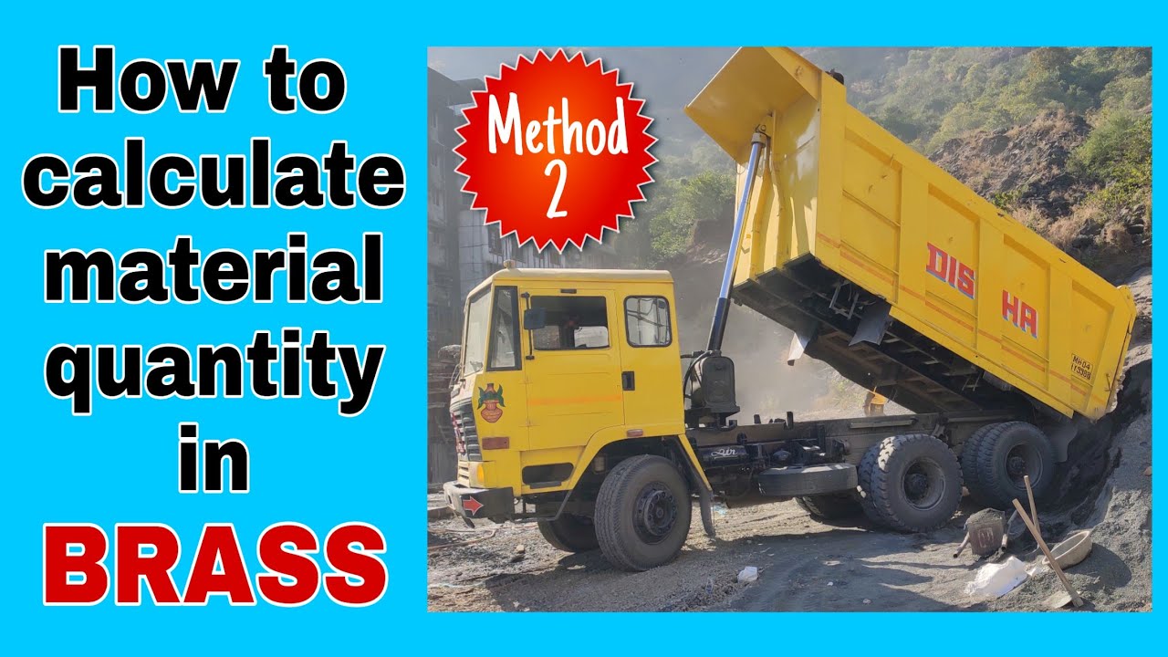 How to calculate quantity of material in Brass of Dumper/Hyva/Truck Engineering Tactics YouTube
