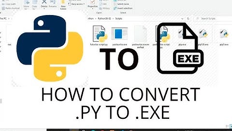 How to Convert any .PY (Python) File to .EXE
