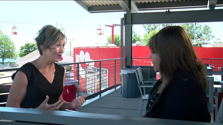 Opening Day for new Summerfest president Sarah Smi...