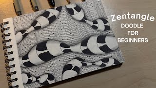 Zentangle inspired art to draw for beginners!