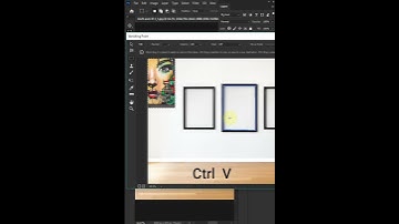 Add Frame Photo on wall in Photoshop #shorts #photoshoptutorial #shortsvideo