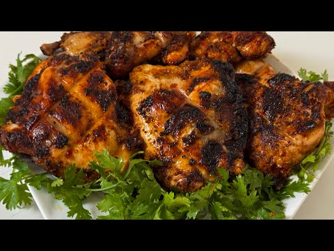 فراخ مشوية في فرن البوتاجاز بتتبيلة الحاتي طعم الفحم من غير شواية ولا دخان وسر طراوه الفراخ