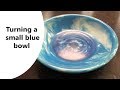 Turning a small bowling bowl