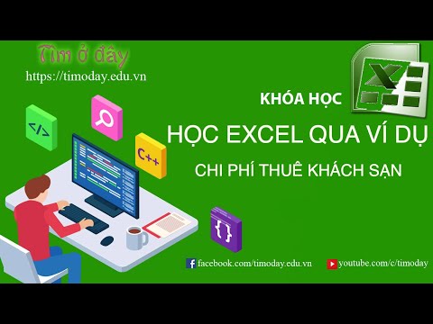 Video [Excel] Học Excel qua các ví dụ: Bảng kê chi phí thuê... - youtube