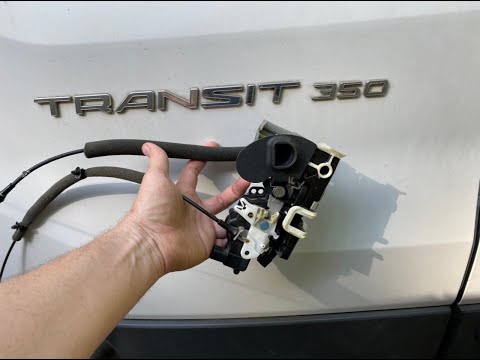 2015 Ford Transit 350 rear door lock actuator replacement