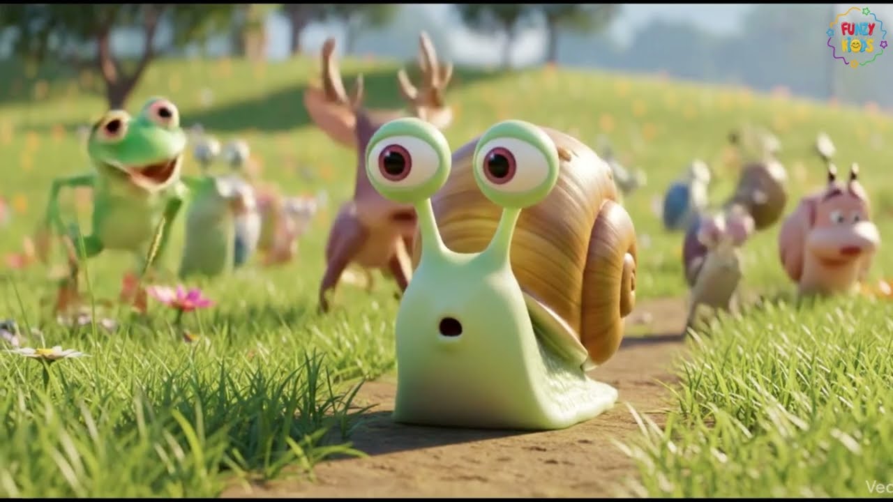 Slowly the Snail 🐌 | A Beautiful Story About Going at Your Own Pace | Funzy Kids