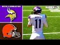 Vikings vs Browns in London Week 5 Simulation (Madden 26)