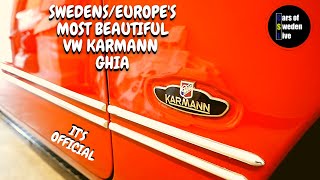 EUROPE'S MOST BEAUTIFUL VW KARMANN GHIA