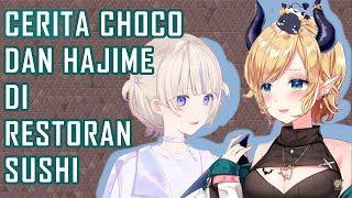 [HOLOLIVE][ENG SUB CC] Cerita Lucu Hajime yang Diajak Choco Makan di Restoran Sushi Mahal