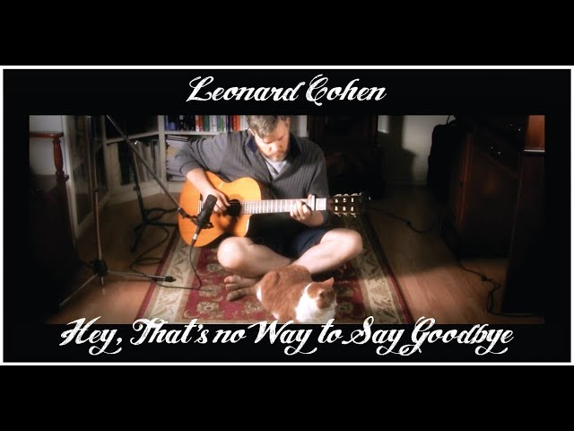 Hey, That's no Way to Say Goodbye (Leonard Cohen) - Fingerstyle Guitar with Lyrics - Scott Pettipas