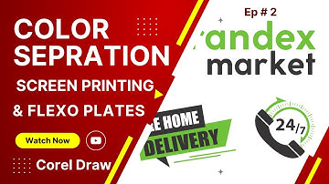 How to separate colors Screen Printing Flexo Block Manual Separation in Corel Draw EP 2