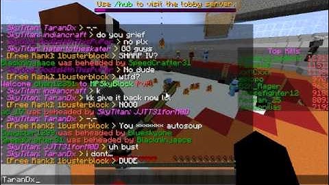 TaranDx possible autosoup, and SonicWatt no knockback hacks