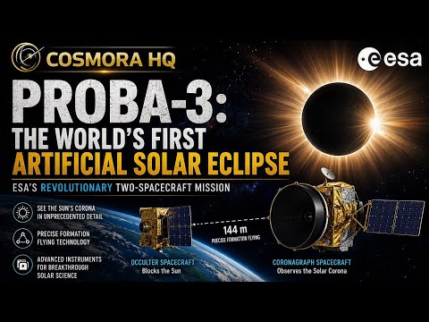 PROBA-3 (ESA's) : The World's First Artificial Solar Eclipse | Revolutionary Two-Spacecraft Mission