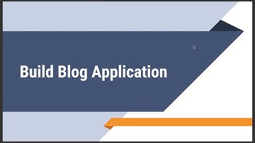 Xây dựng ứng dụng Blog