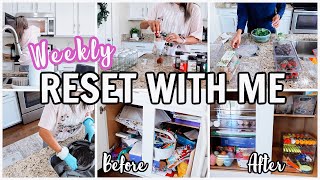 Weekend Reset With Me | Organzing, Cleaning, Grocery Haul | Extreme Motivation