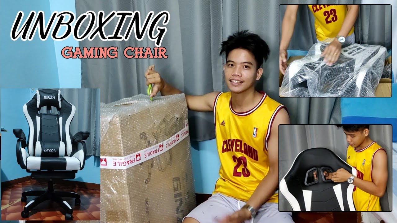 UNBOXING AND BUILD GINZA GAMING CHAIR Dereck TV YouTube