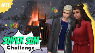 A very wholesome WINTERFEST! 🎄 | Sims 4 Super Sim Challenge (part 11)