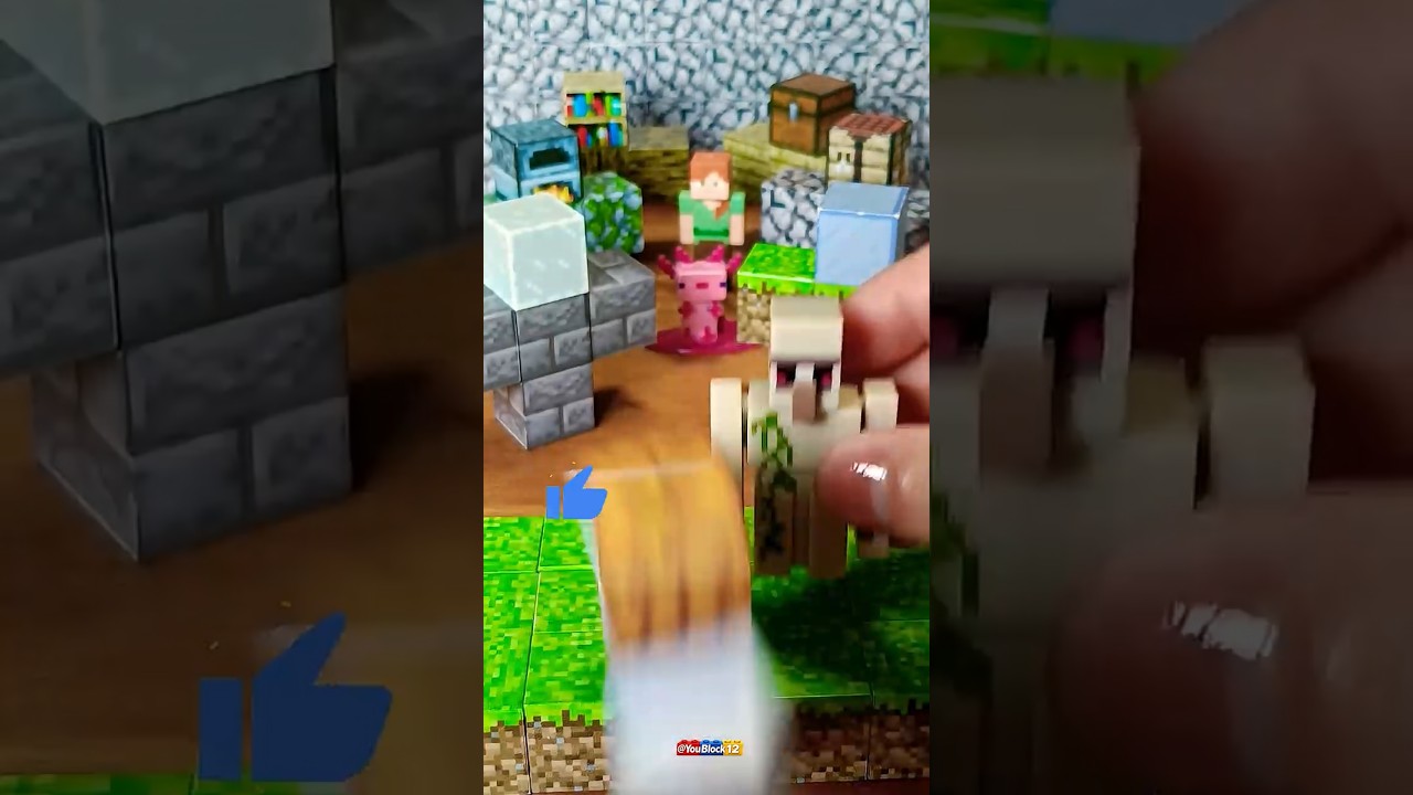 アイアンゴーレムを召喚するための試行錯誤 #minecraft