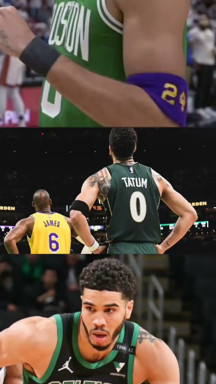 LAKERS V. CELTICS reality #nba #lebronjames #lakers #losangeles #lonzoball #jaysontatum
