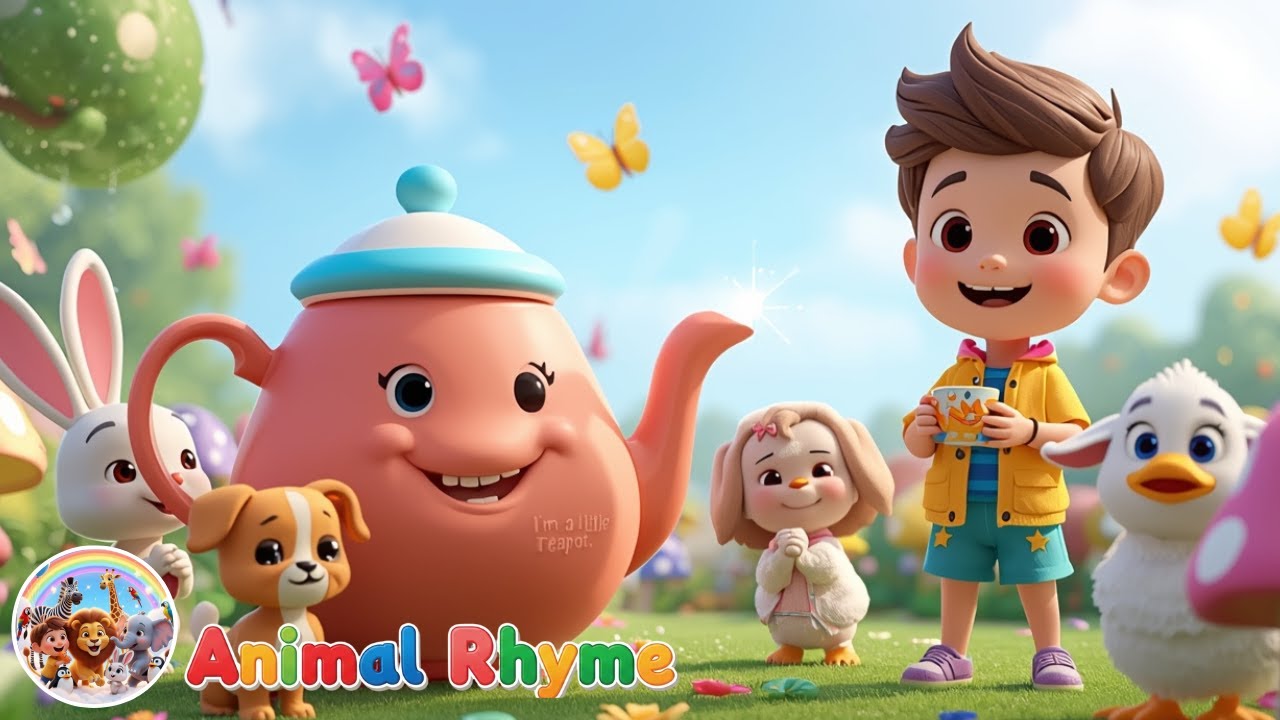 I’m a Little Teapot Magic Garden | Jack’s Viral Action Song | Learn Shapes & Play