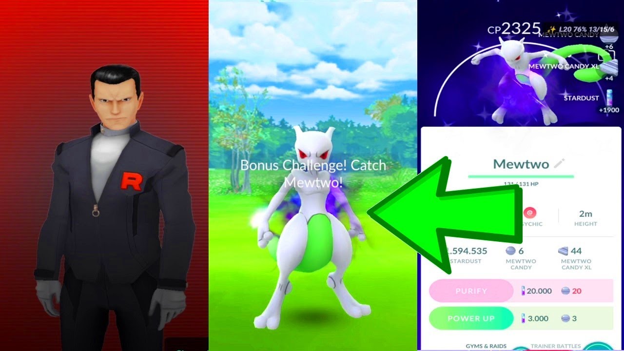 Pokemon Go Shiny Shadow Mewtwo After 41 Raids - YouTube