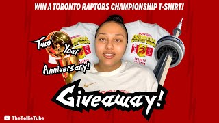 Hey north nation, thank you so much for supporting me throughout these
last 2 years on ! as a treat, yes, i will be giving away toronto
raptors cham...