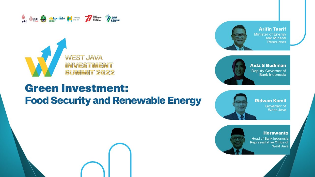 Press Conference West Java Investment Summit 2022 - YouTube