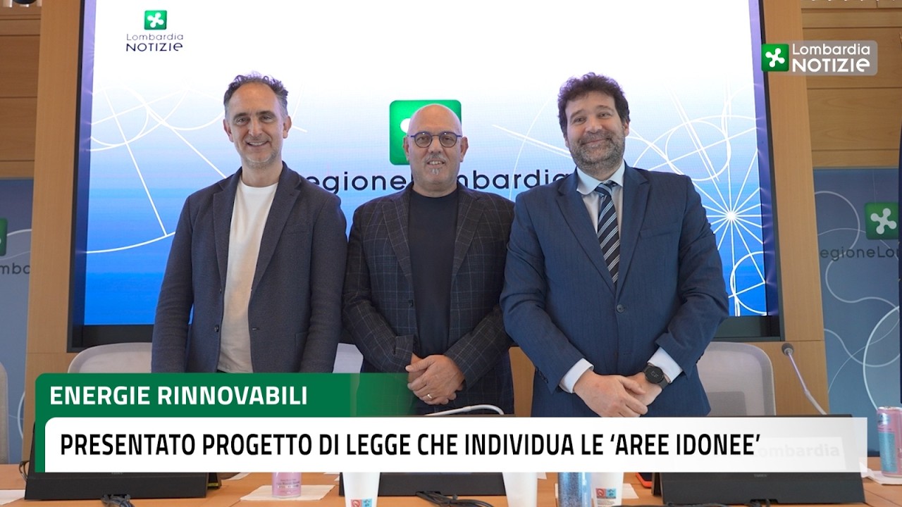 Energie rinnovabili, presentato progetto di legge che individua le 'Aree Idonee'