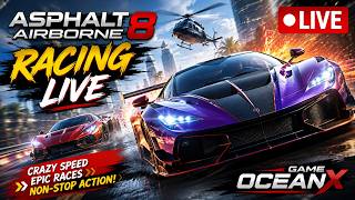 🔴 LIVE Asphalt 8 Airborne Gameplay | Crazy Car Racing 🔥 | Game OceanX screenshot 5